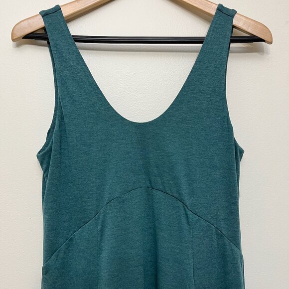 Halara U Neck Backless Split Flowy Maxi Casual Tank Dress - Picture 3 of 9